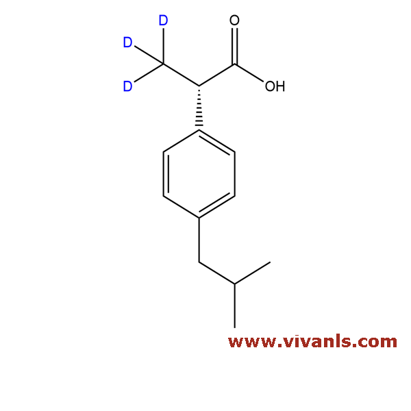 Stable Isotope Labeled Compounds-(S)-Ibuprofen D3-1663669598.png